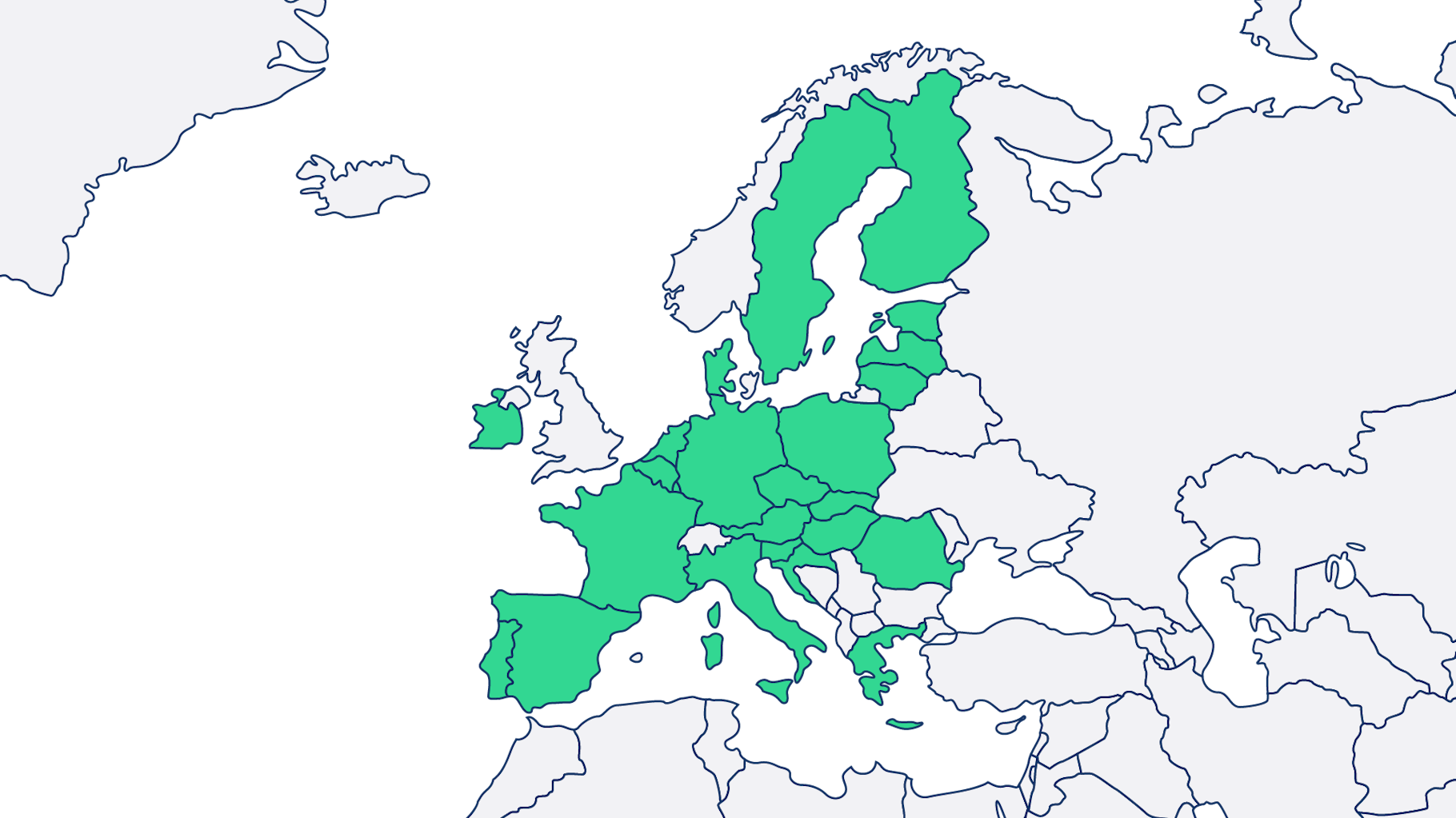 Map of countries we work for