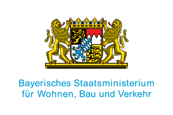 Das Logo des Bayrischen Staatsministerium für Wohnen, Bau und Verkehr