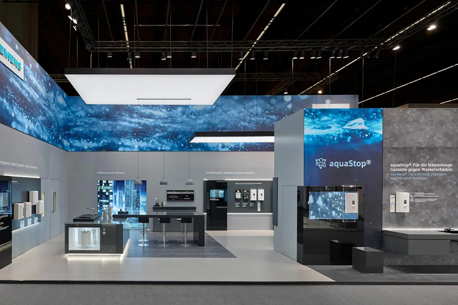 Messestand von Siemens