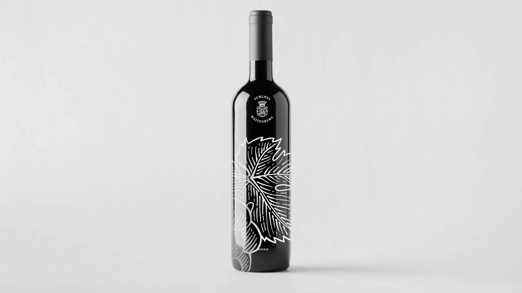 Branding of wine bottles