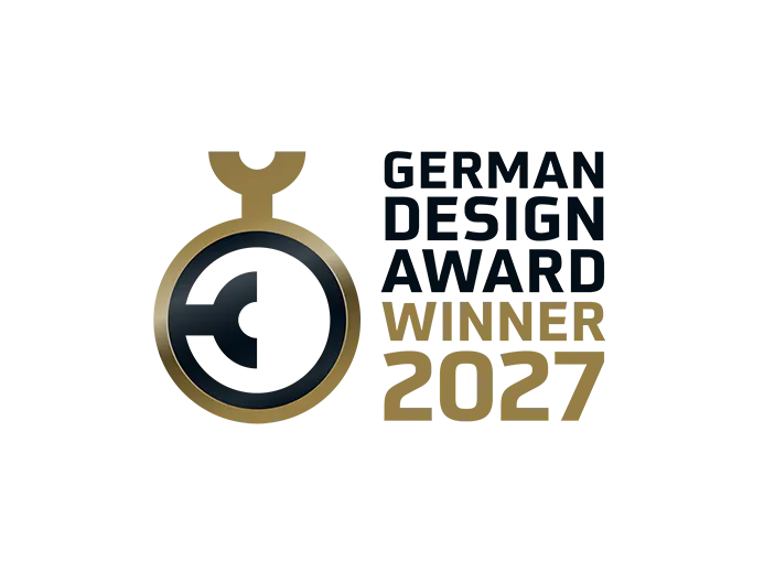 Client reference German design award winner 2027.
