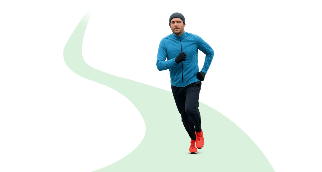 На зображенні - учасник забігу Runday