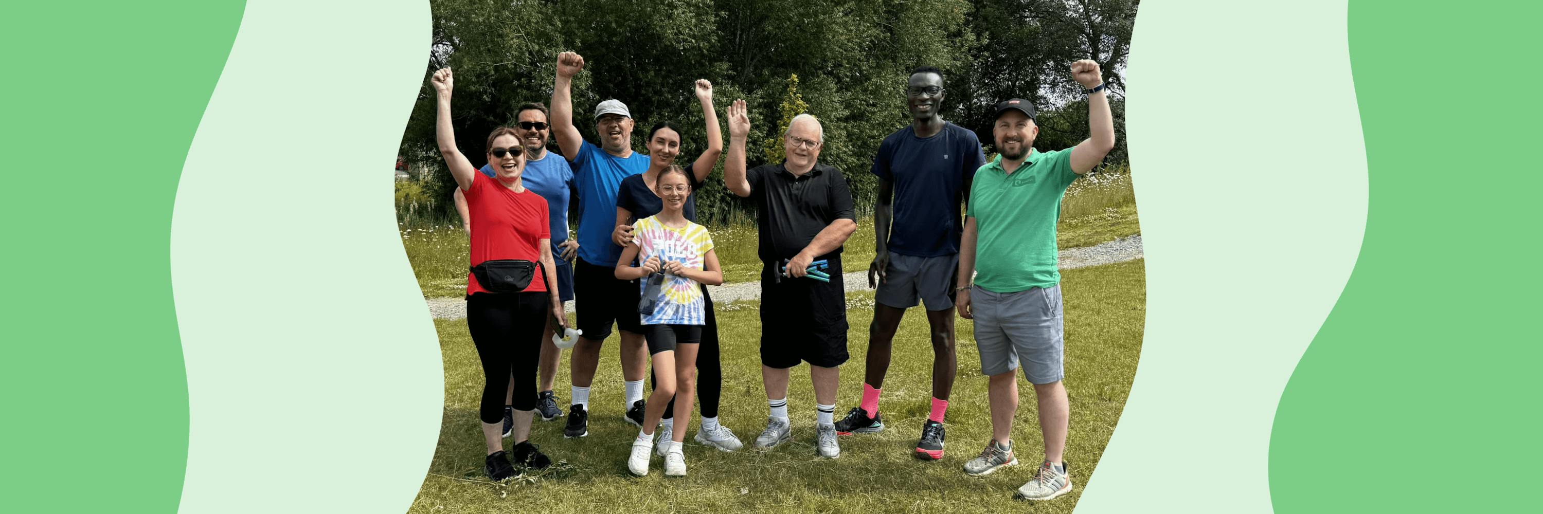На зображенні - учасники забігу Runday - Гленвейл
