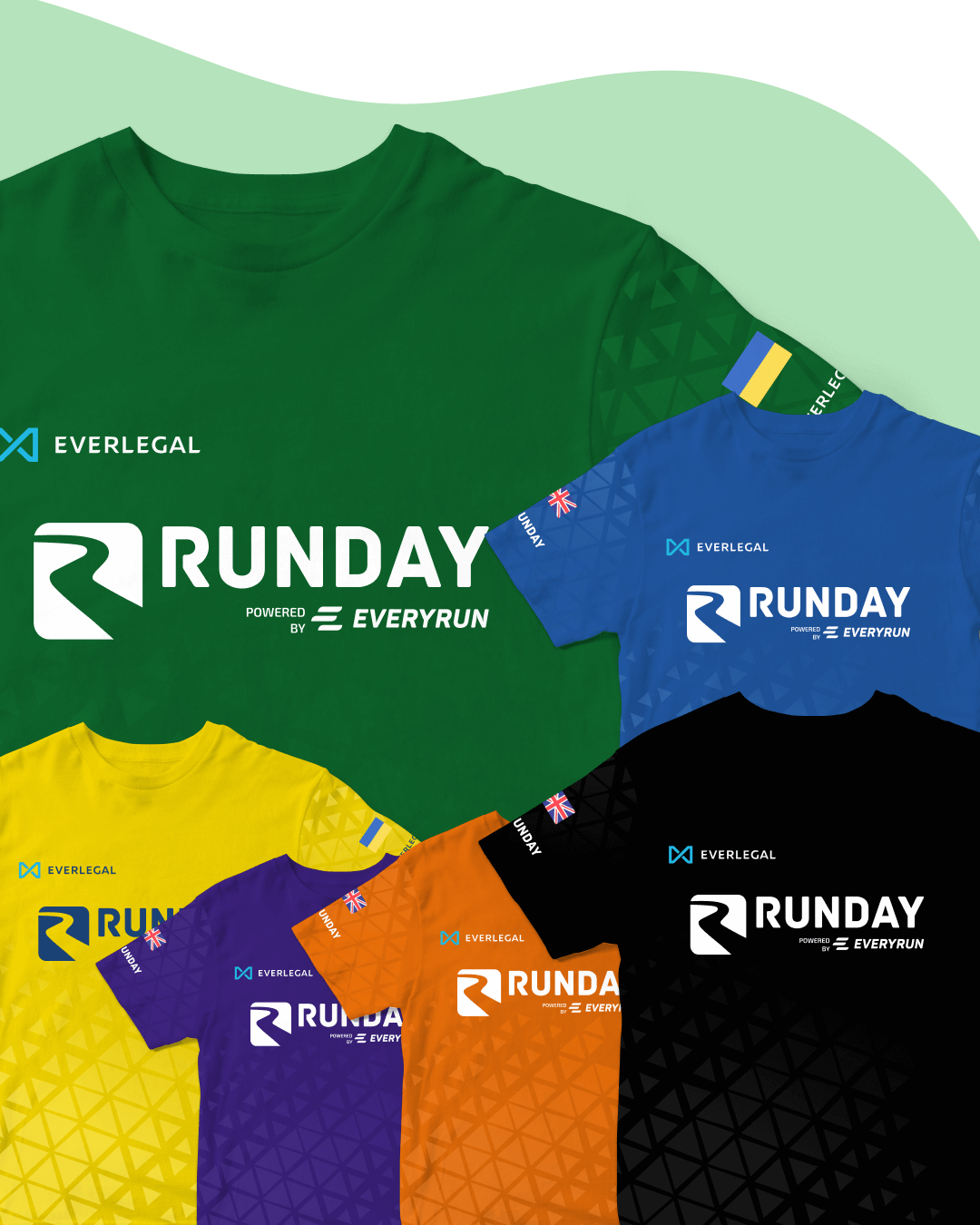 На фото - спонсорська футболка Runday від Everlegal