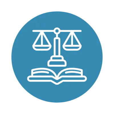 Advocacy icon representing research and advocacy to improve eating disorder support and awareness.