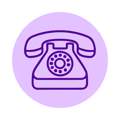 Phone icon representing access to eating disorder helplines and support services.