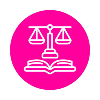 Advocacy icon representing research and advocacy to improve eating disorder support and awareness.