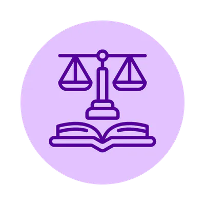 Advocacy icon representing research and advocacy to improve eating disorder support and awareness.