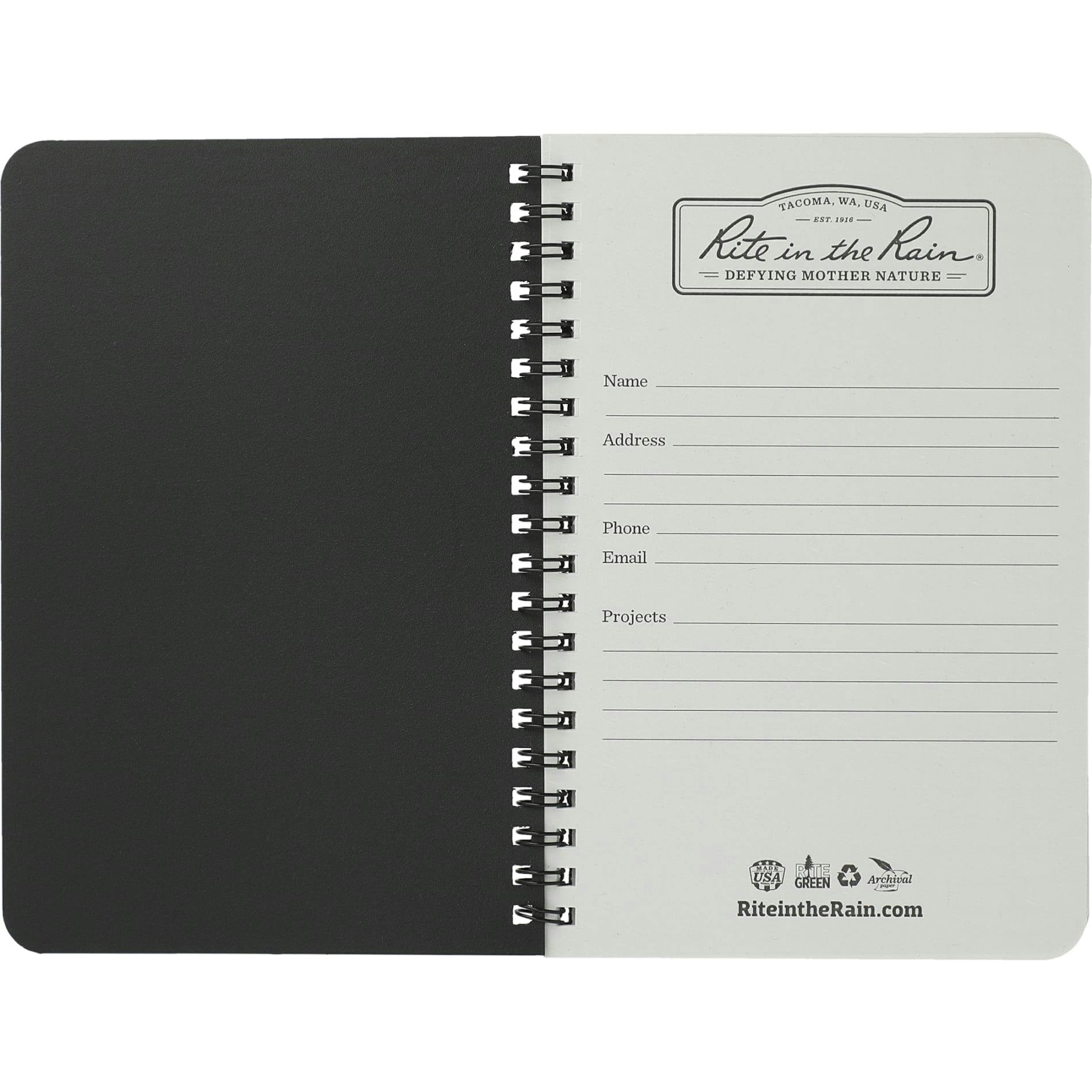4.6” x 7” Rite in the Rain Side Spiral Notebook - additional Image 4