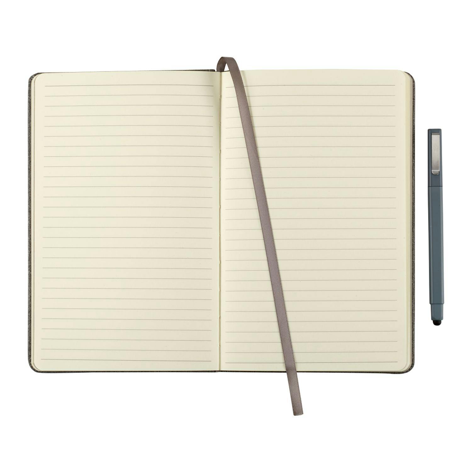 5.5" x 8.5" Heathered Hard Bound JournalBook® - additional Image 1