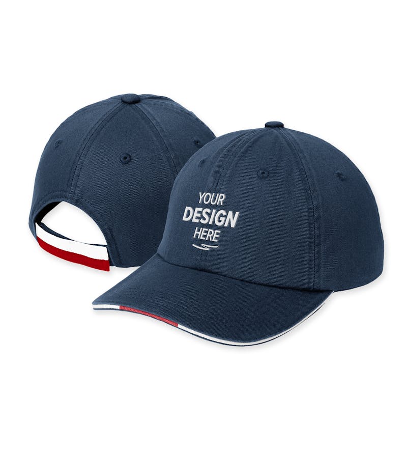 Customized Embroidered Wide Brim Hat, Custom Text Embroidery