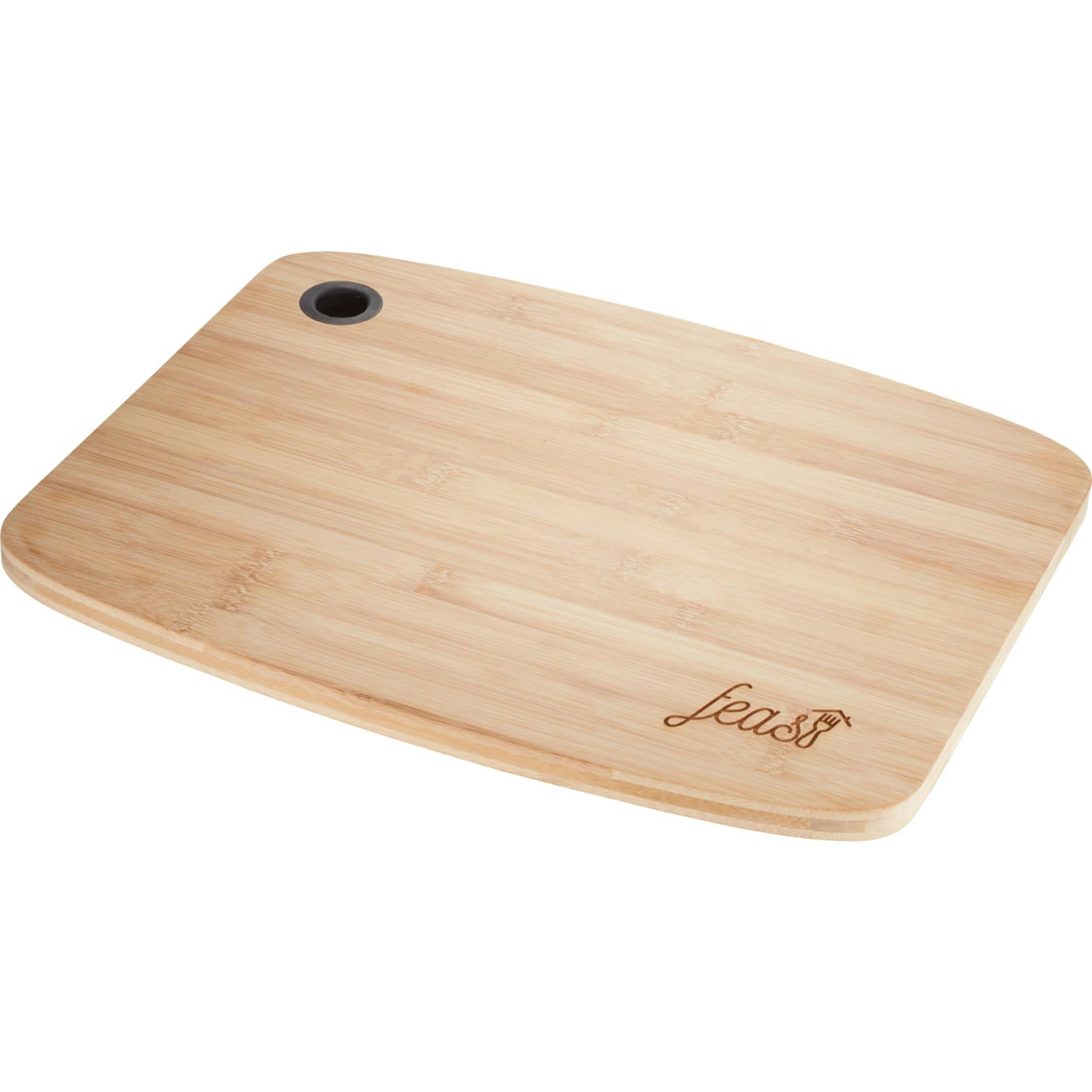 FSC Large Bamboo Cutting Board with Silicone Grip - additional Image 3