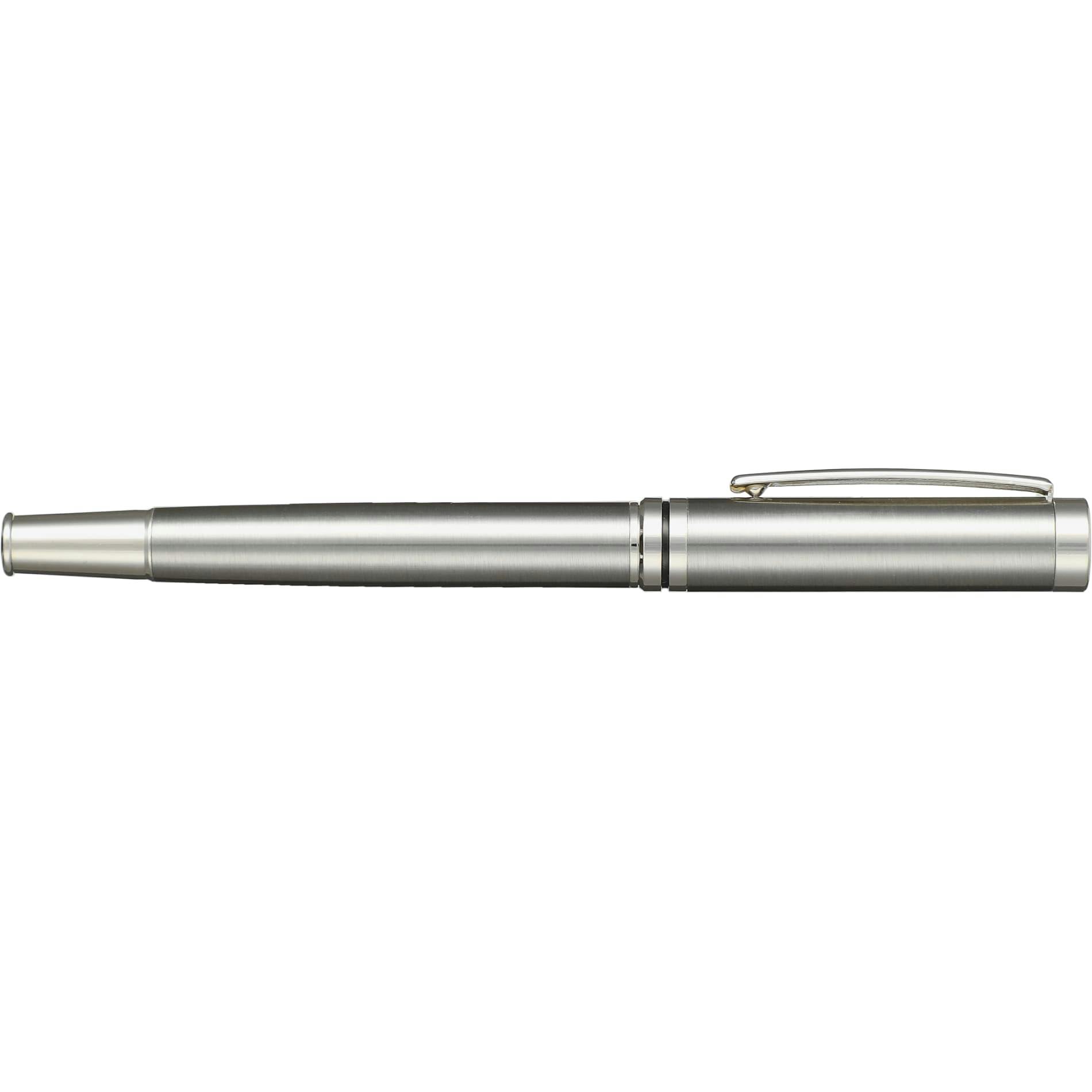 Recycled Stainless Steel Rollerball Pen - additional Image 1