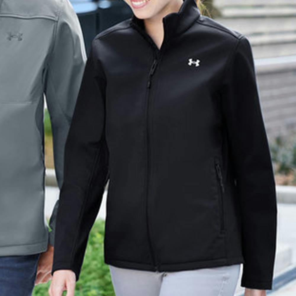 Under Armour Women's ColdGear Infrared Shield Hooded Full-Zip Parka Jacket,  Midnight Navy (410)/White, X-Small at  Women's Clothing store