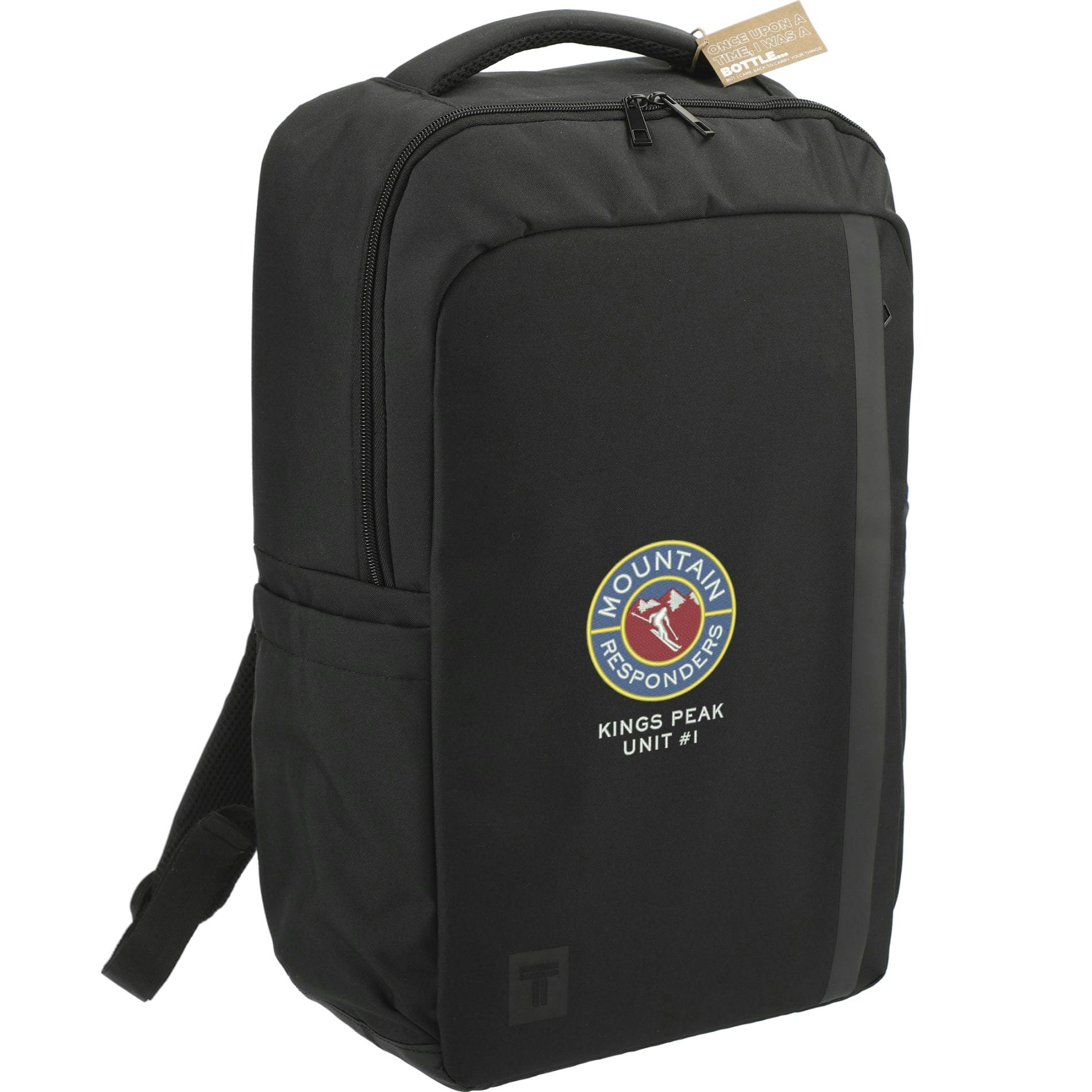 Tranzip Recycled 17" Computer Backpack - additional Image 1
