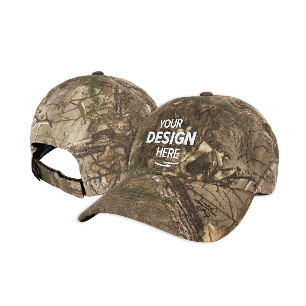 Custom Port Authority Pro Camouflage Garment-Washed Cap