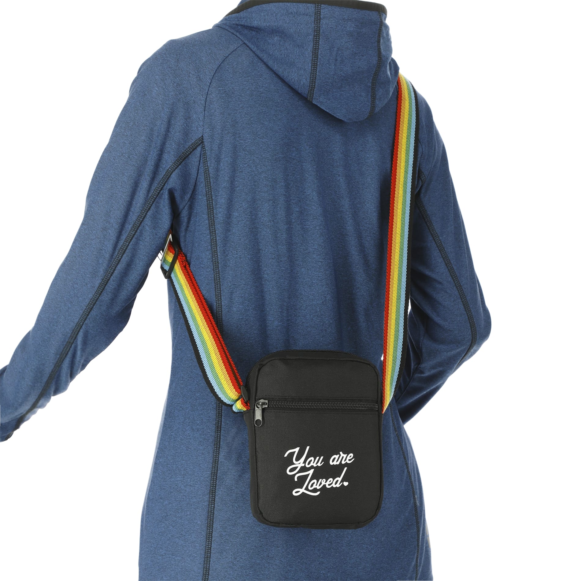 Custom Rainbow RPET Crossbody Tote Design Online