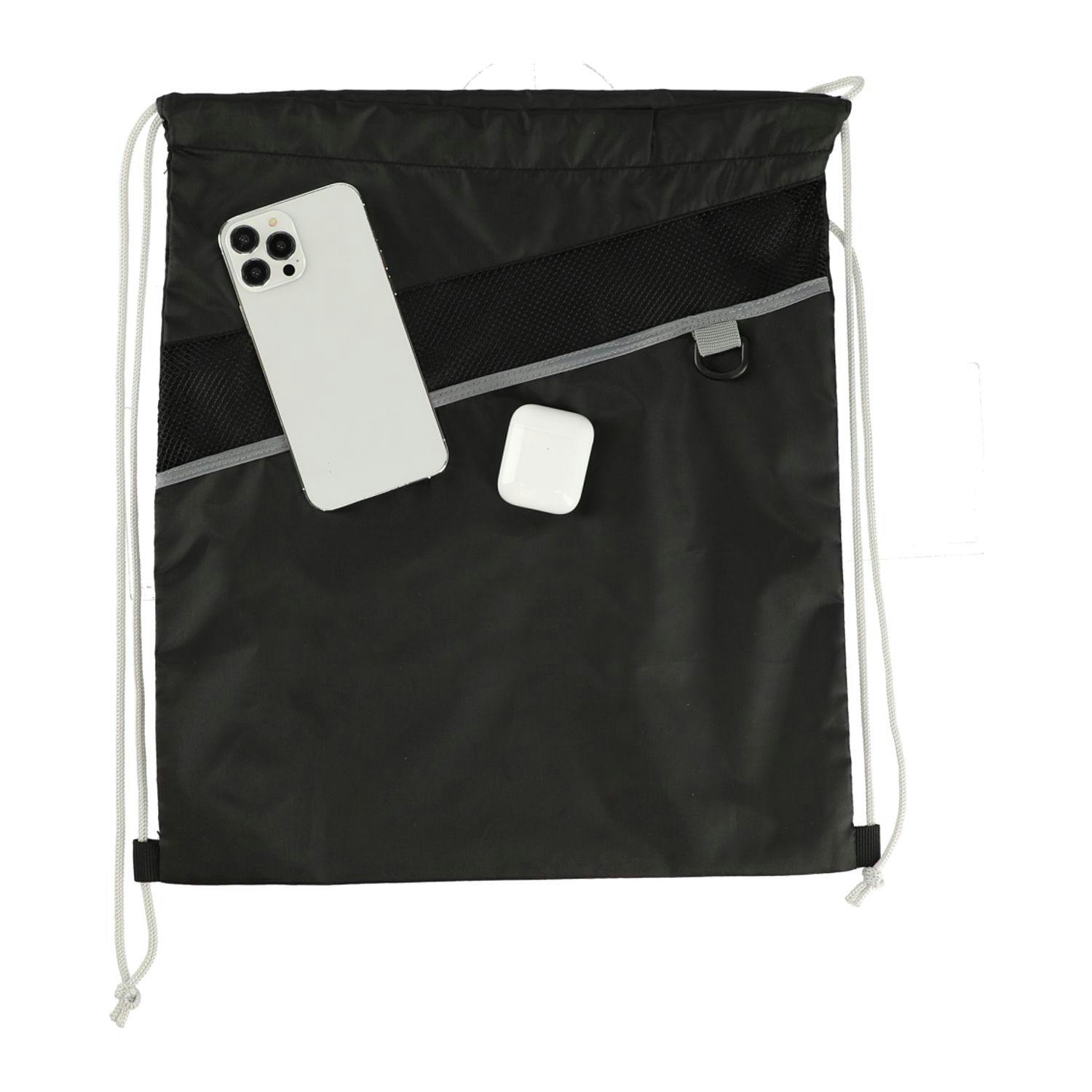 Combo Recycled Drawstring Bag - additional Image 1