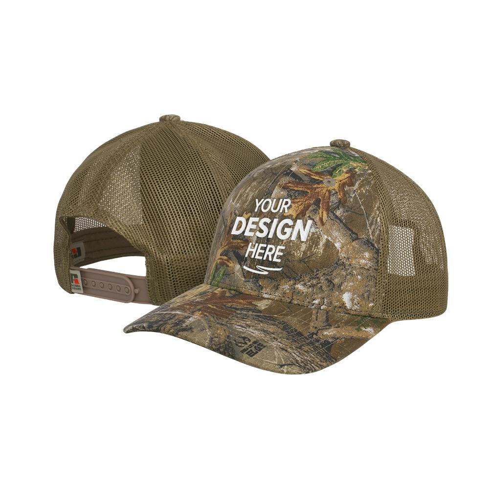 Russell Outdoors Camo Snapback Trucker Cap - additional Image 1