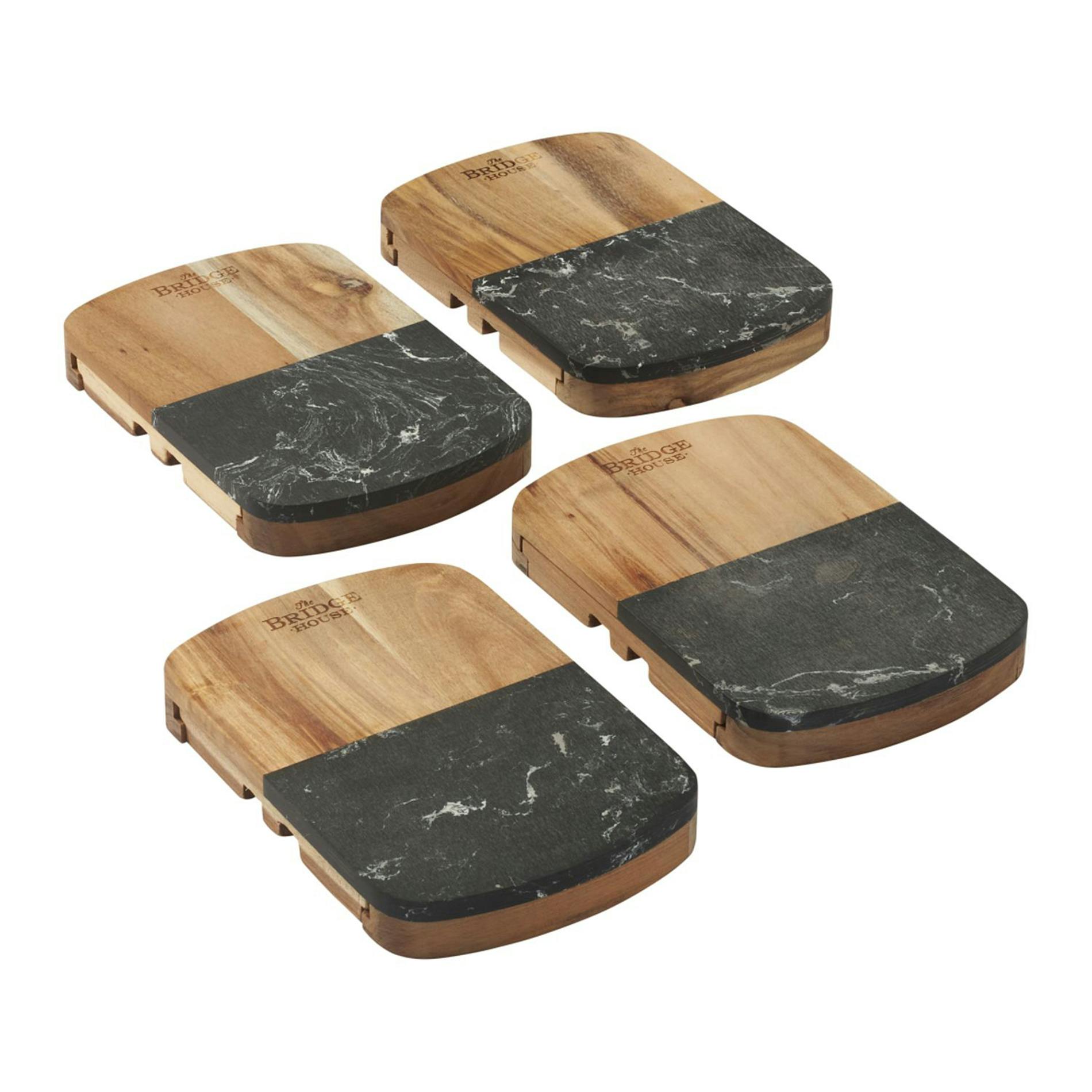 Custom Black Marble Cheese Board Set with Knives | Design Online