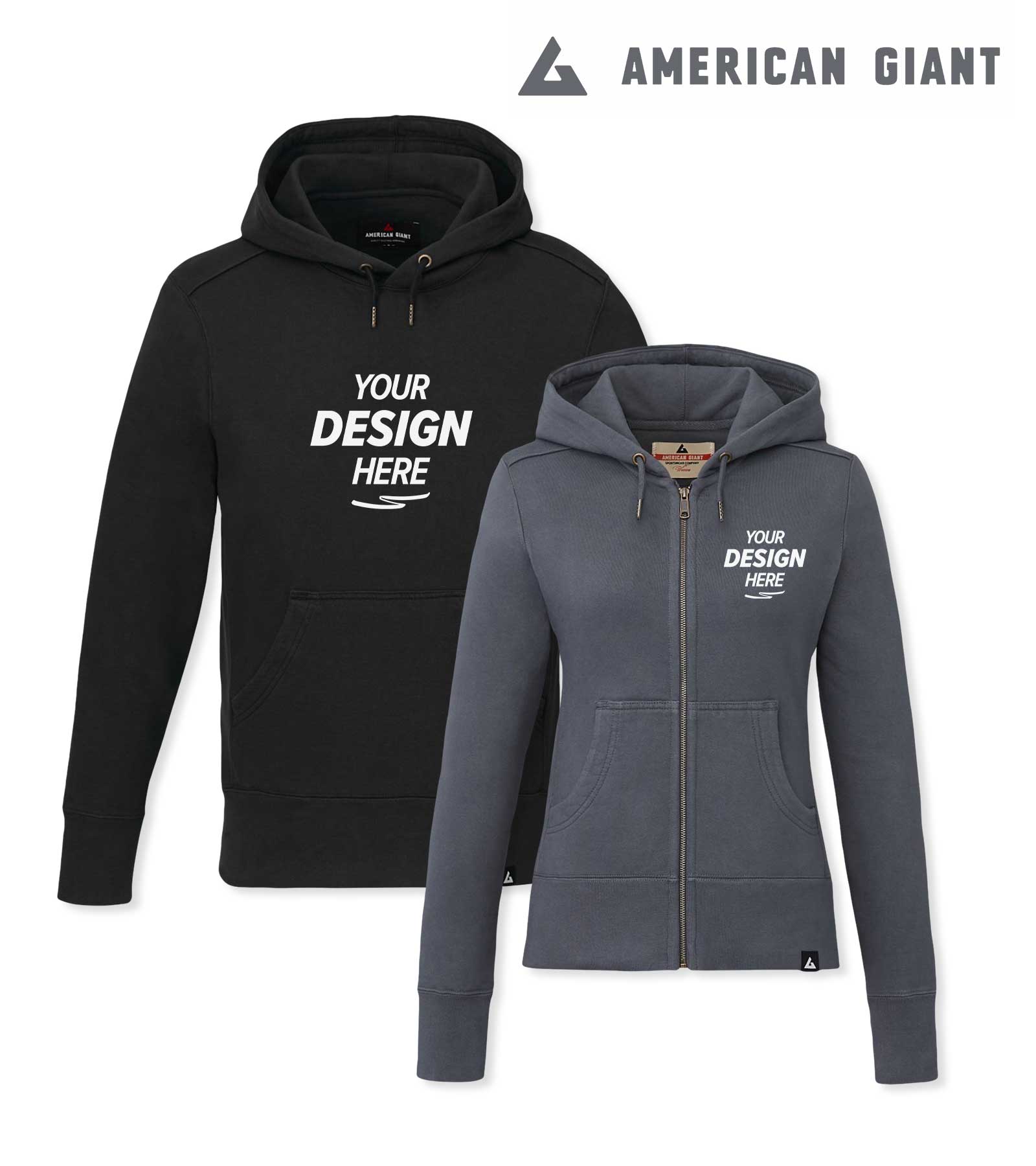 American giant hotsell black hoodie