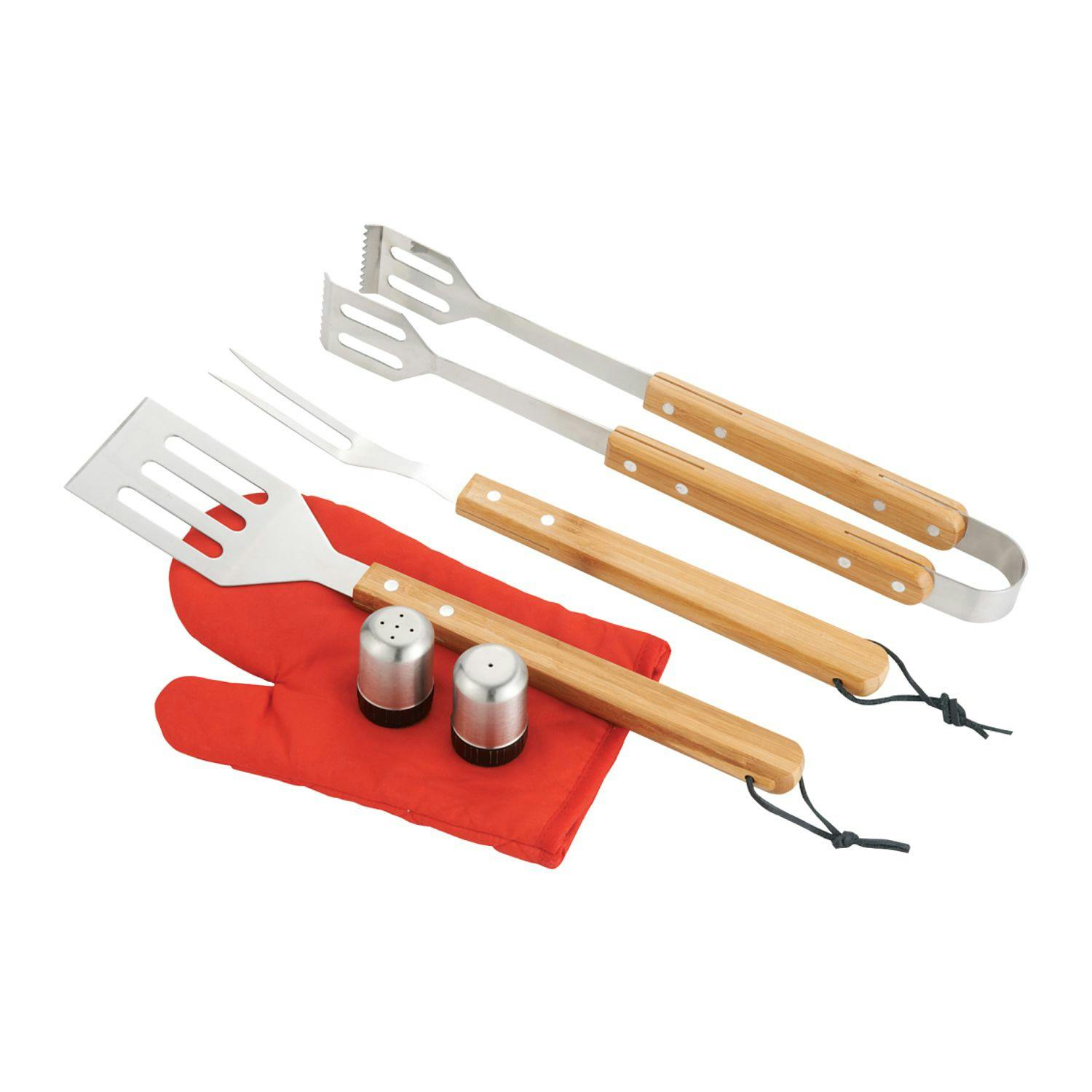 BBQ Now Apron and 7 piece BBQ Set - additional Image 1