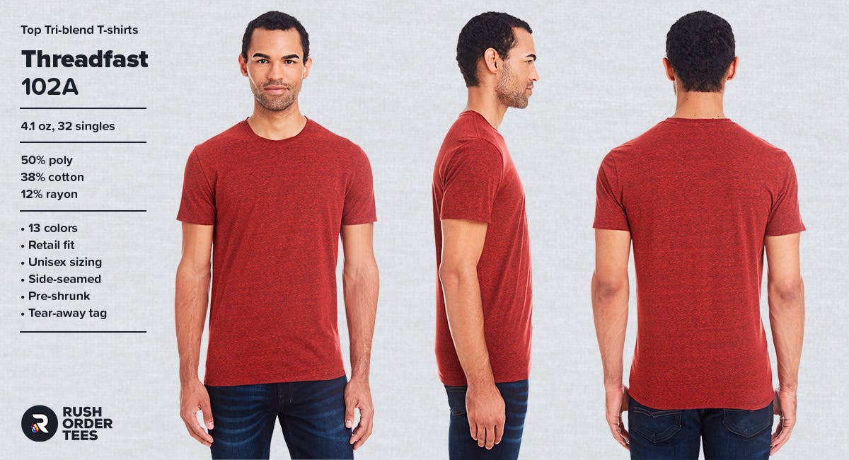 All About The Current Trend Of Tri-Blend T-Shirts - Scrappy Apparel