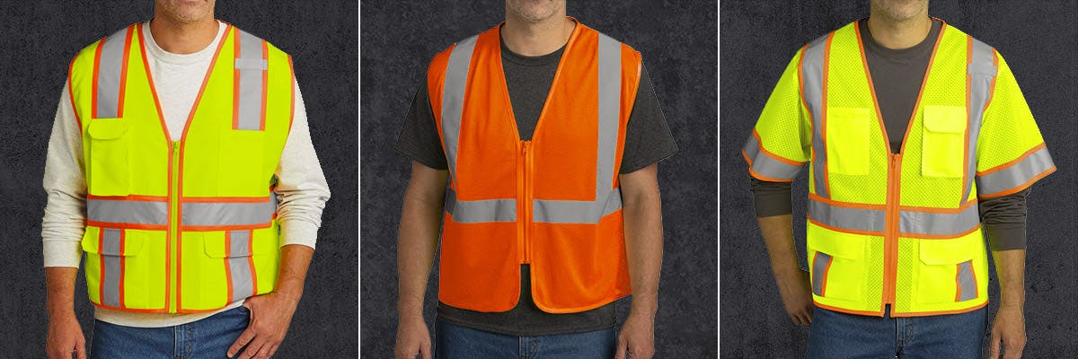 Hi-vis safety vests