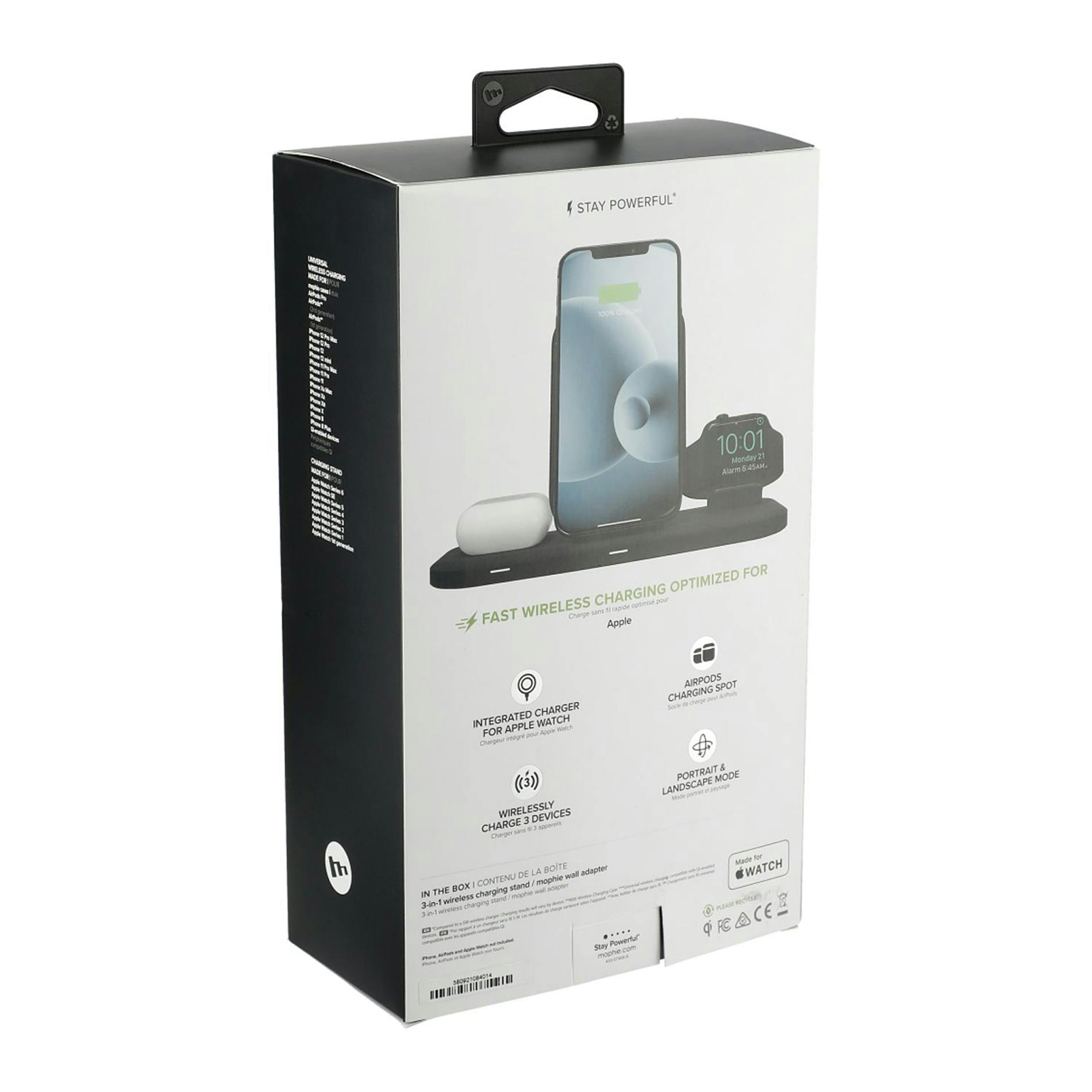 mophie® 3-in-1 Wireless Charging Stand - additional Image 2