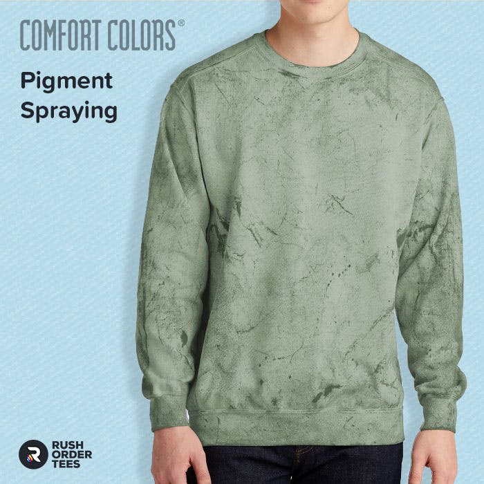 Comfort Colors Pigment-sprayed color