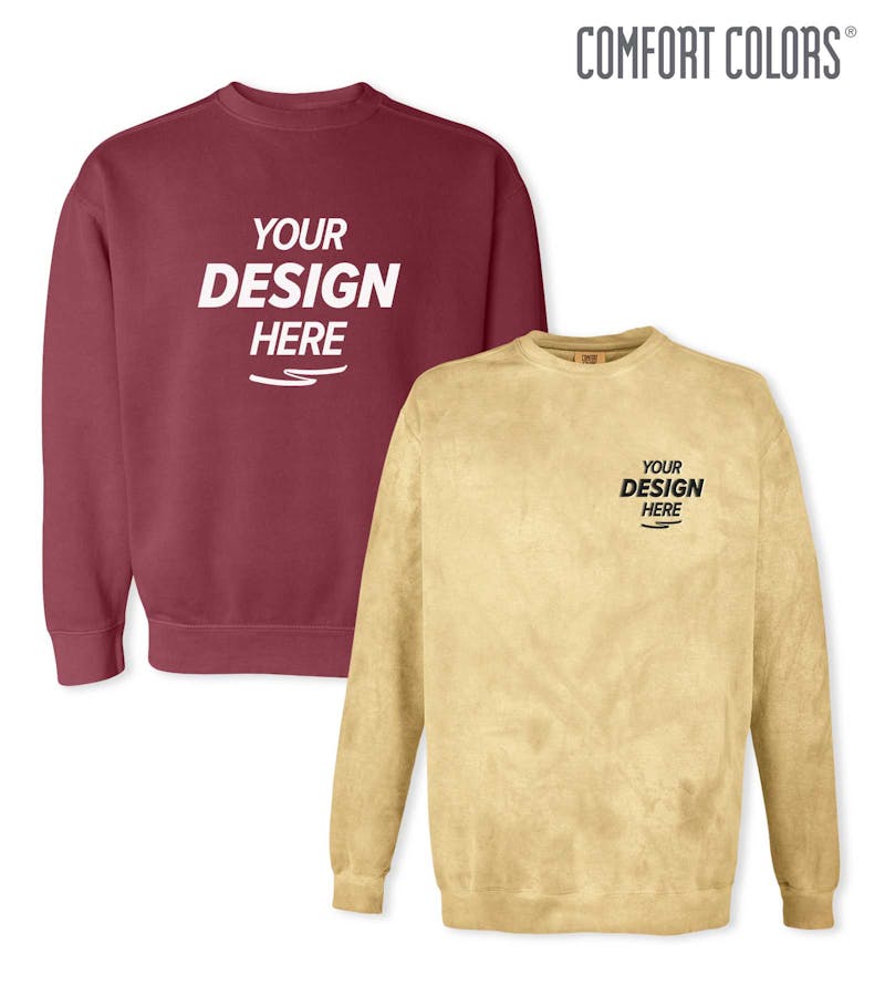 Design Custom Comfort Colors Apparel Online