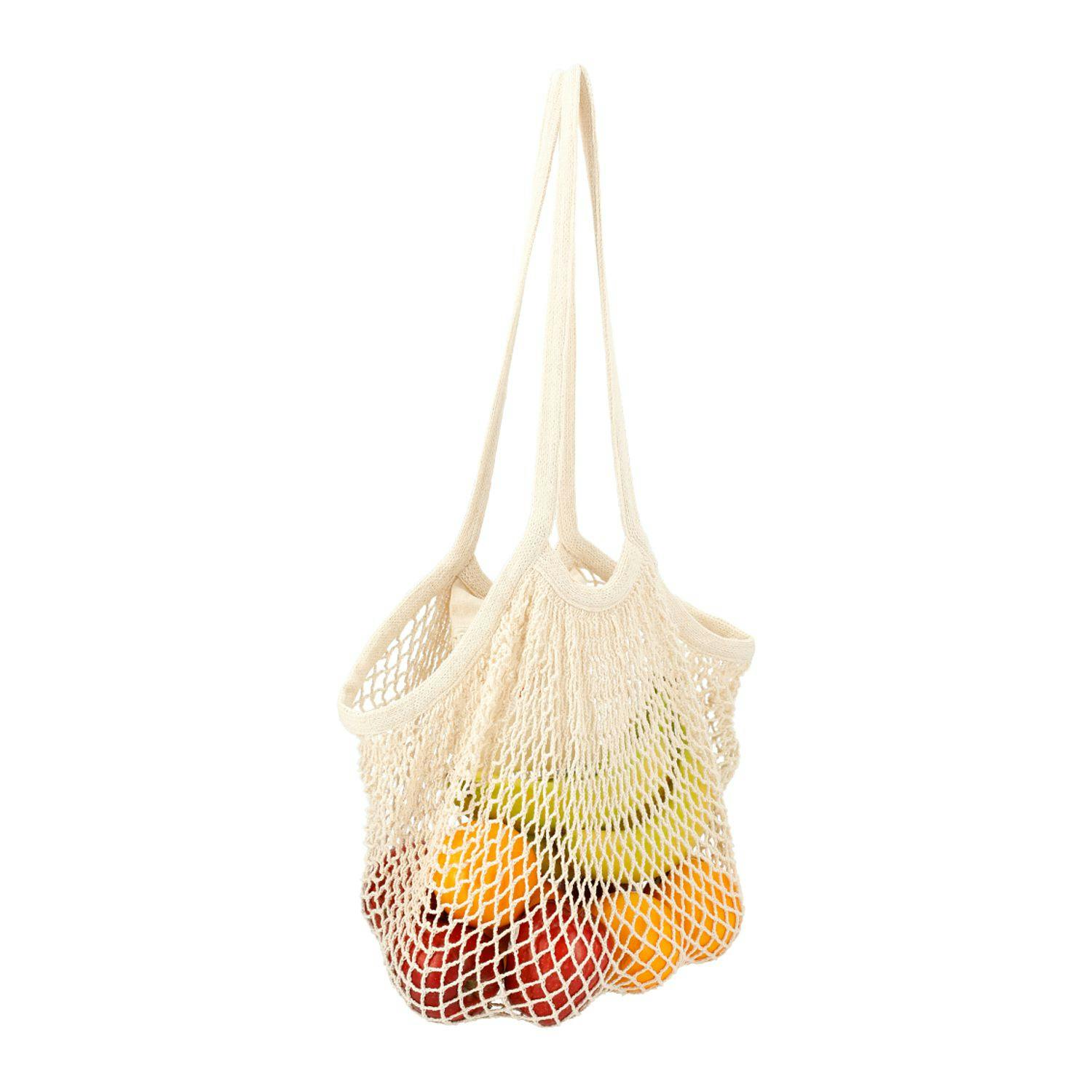 Riviera Cotton Mesh Market Bag w/Zippered Pouch - additional Image 3