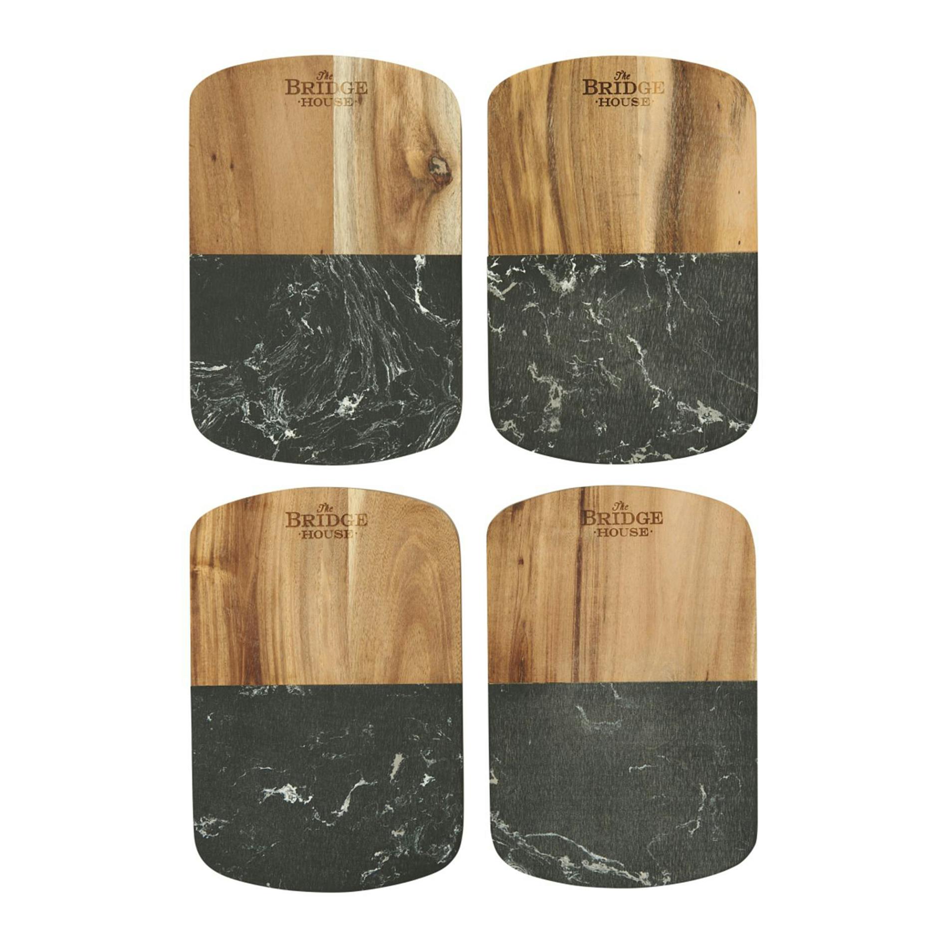 Custom Black Marble Cheese Board Set with Knives | Design Online