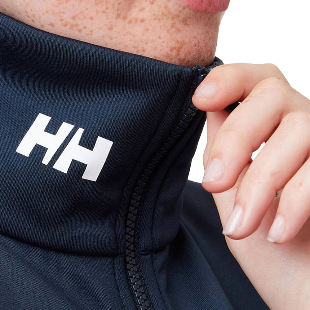 Veste Polaire Helly Hansen W Crew Femme - Col Haut, Poches Zippées, Tissu Technique Extensible 4 Directions - 9