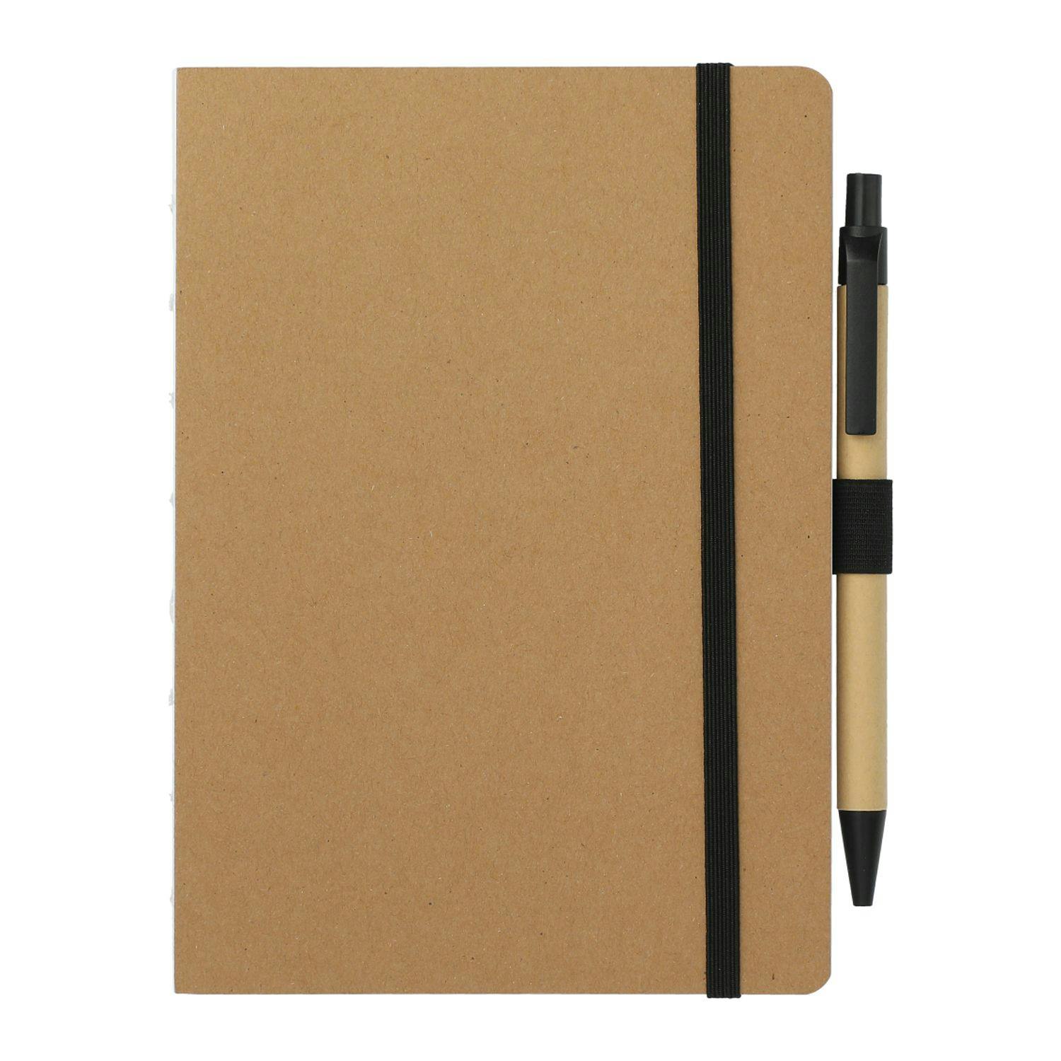 5" x 7" FSC Recycled Notebook and Pen Set - additional Image 1