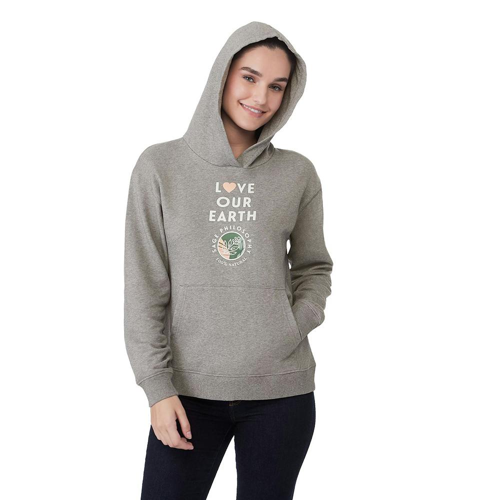 TenTree Women's Organic Cotton French Terry Classic Hoodie - additional Image 4