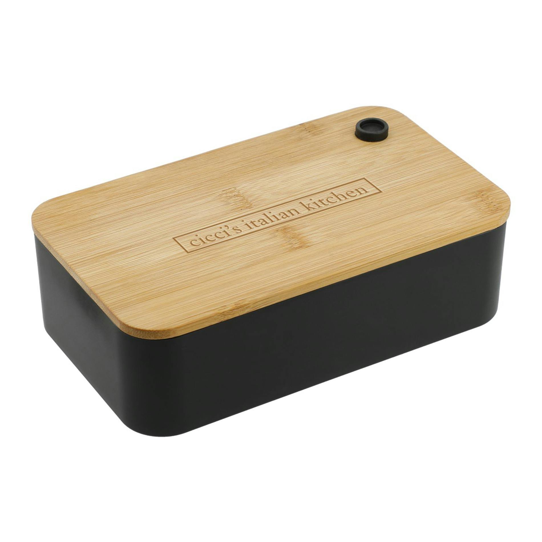 PLA Bento Box with FSC Bamboo Lid - additional Image 2