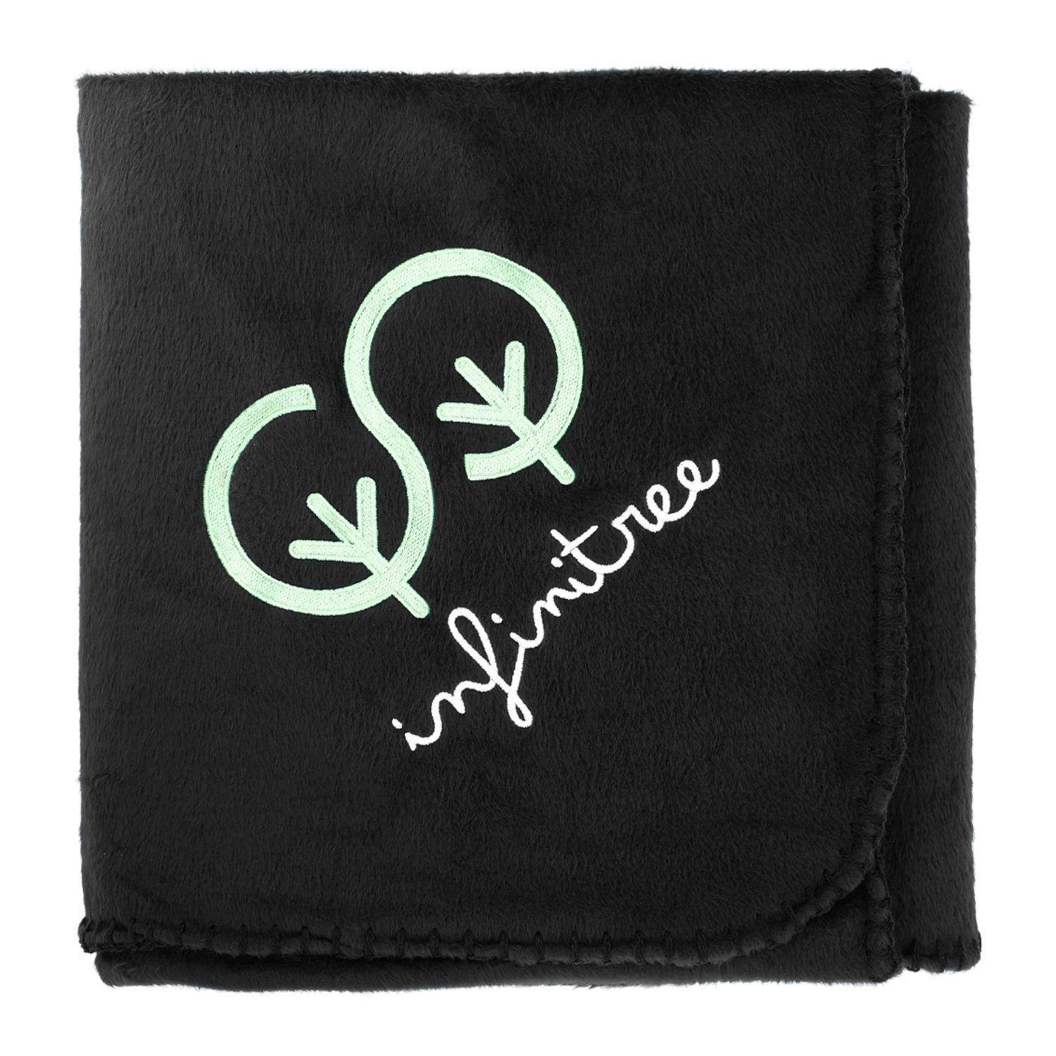 100% Recycled PET Fleece Blanket with RPET Pouch - additional Image 2
