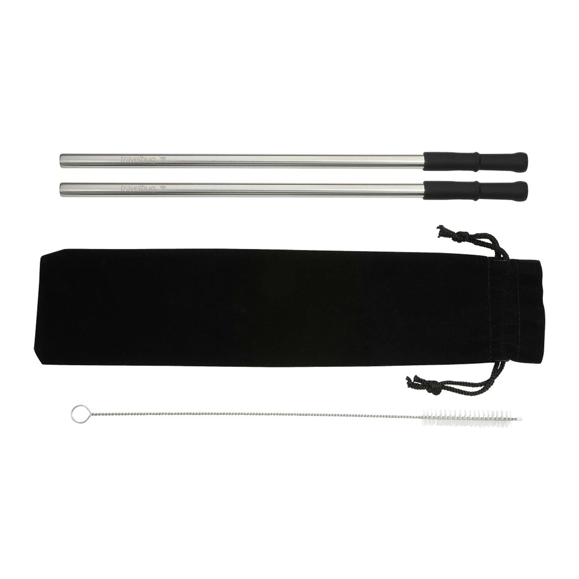 Reusable Stainless steel Straw Set with Brush - additional Image 2