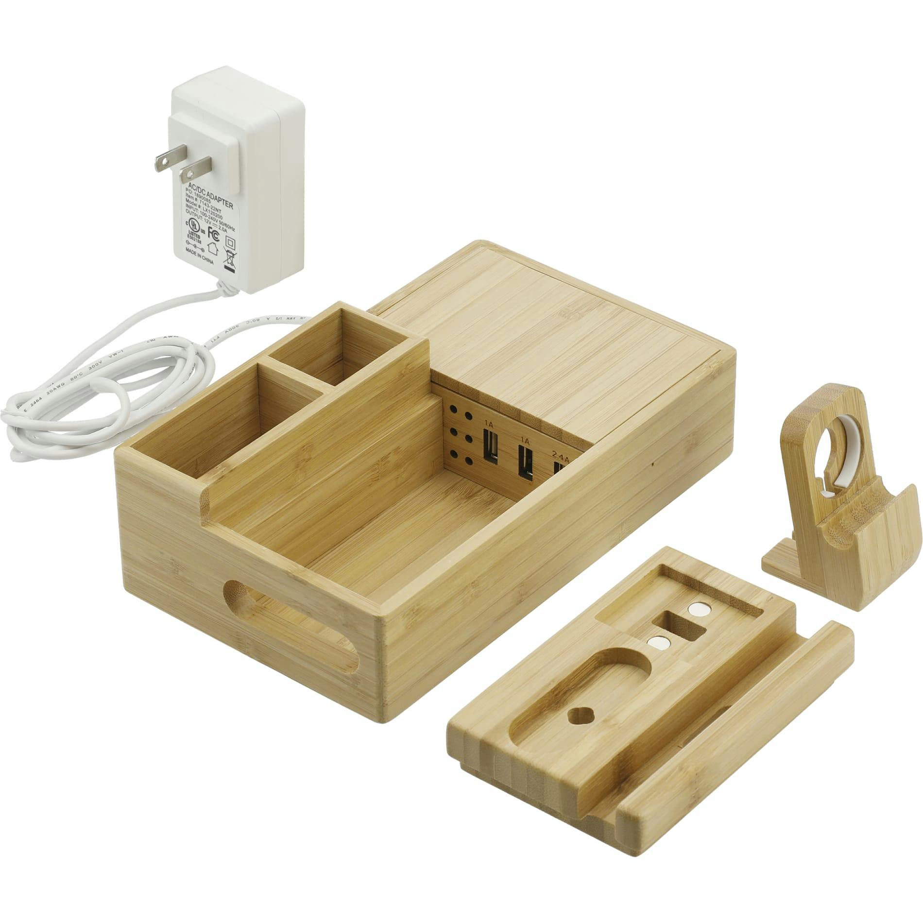 Bamboo Fast Wireless Charging Dock Station - additional Image 4