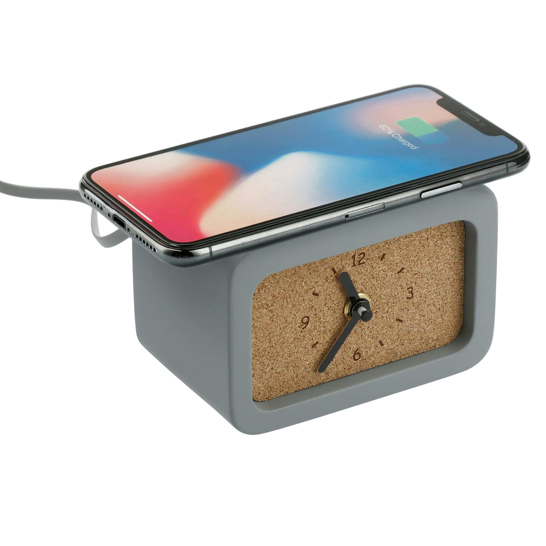 Set in Stone Wireless Charging Desk Clock - additional Image 4
