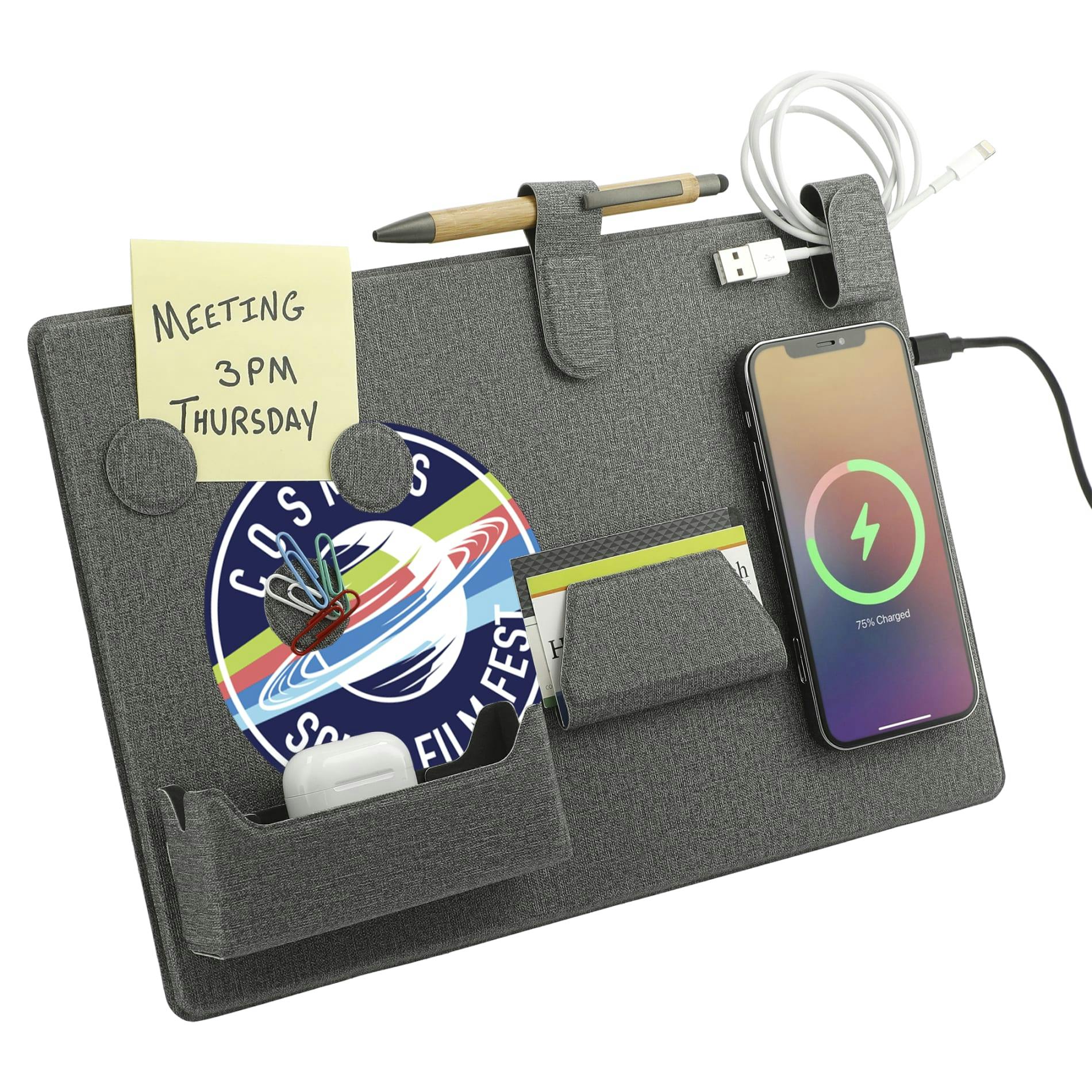 MagClick™ Fast Wireless Charging Desk Organizer - additional Image 6