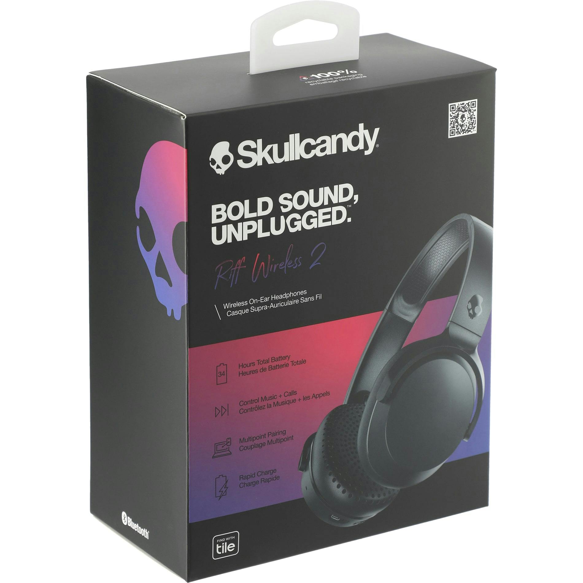 Skullcandy Riff 2 Bluetooth Headphones - additional Image 3