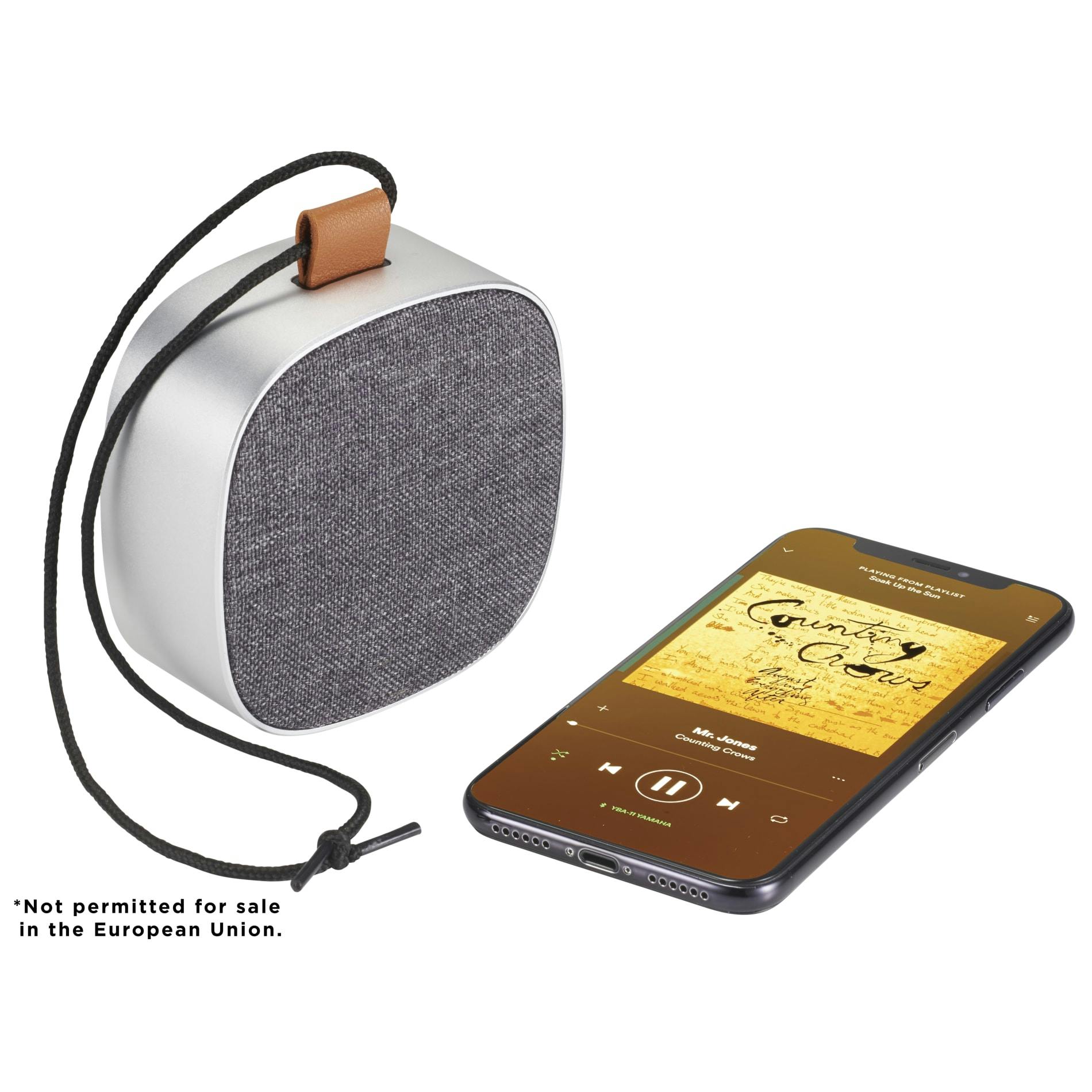 Tahoe Metal & Fabric Waterproof Bluetooth Speaker - additional Image 3