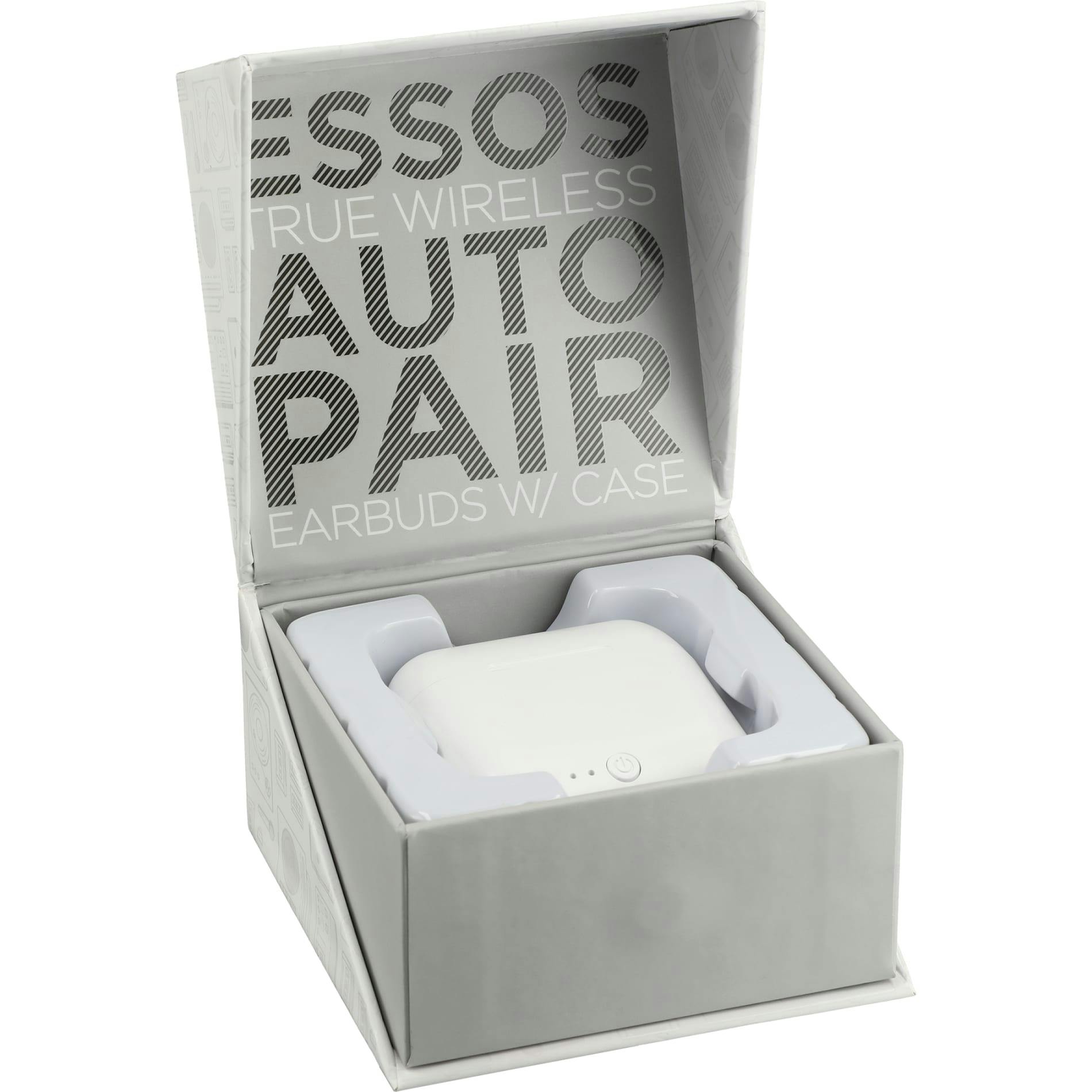 Essos True Wireless Auto Pair Earbuds w/Case - additional Image 4