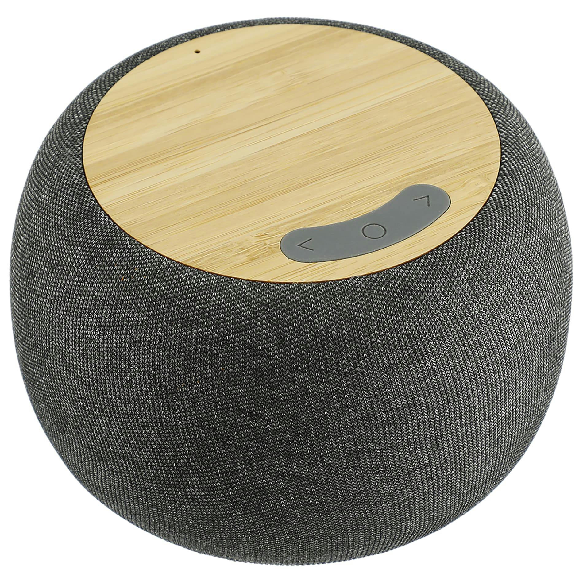 Garm Fabric & Bamboo Speaker with Wireless Chargin - additional Image 8