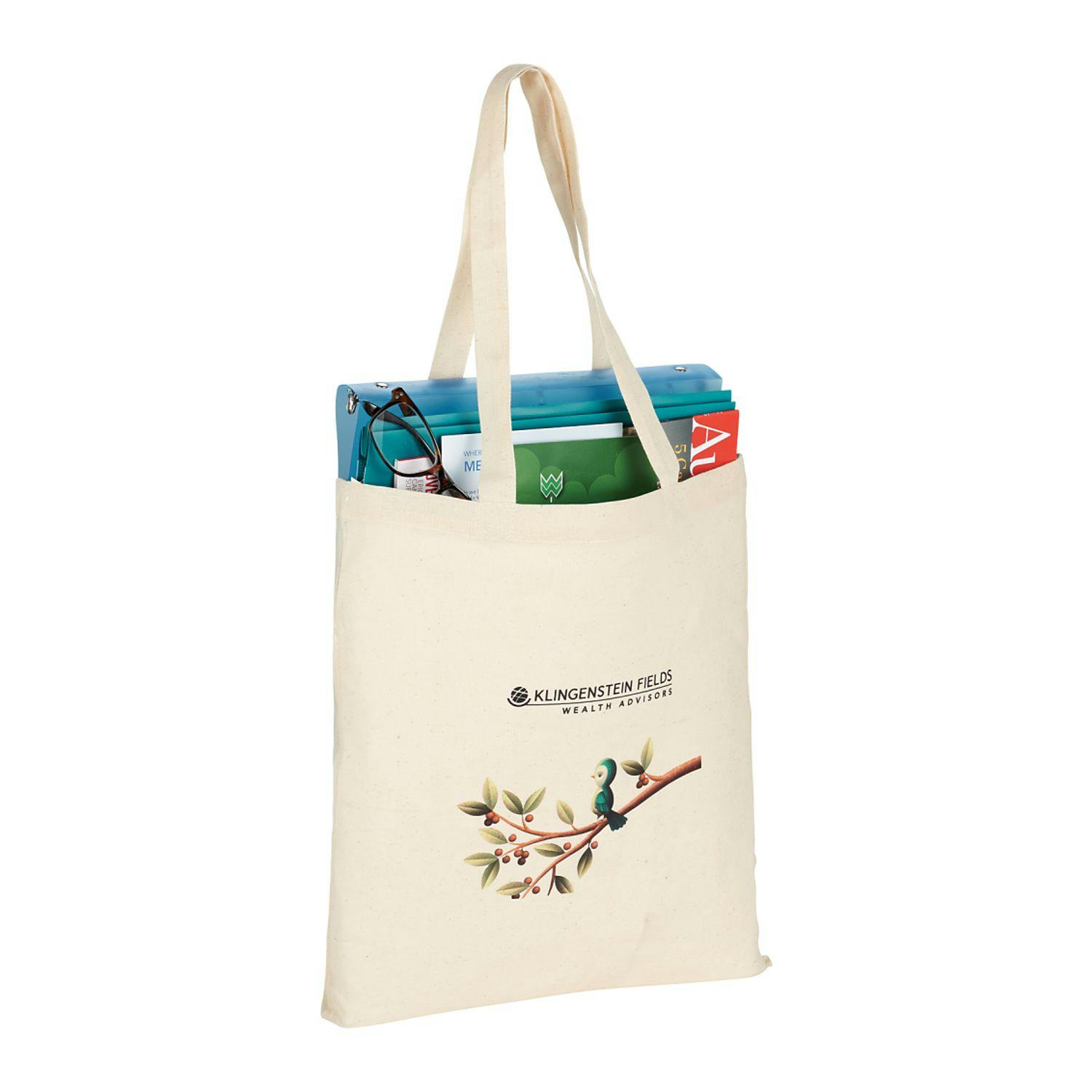 100% 4oz Cotton Canvas Convention Tote - additional Image 2