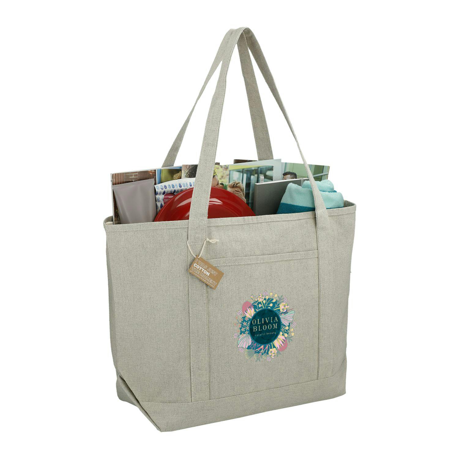 Repose 10oz Recycled Cotton Boat Tote - additional Image 5