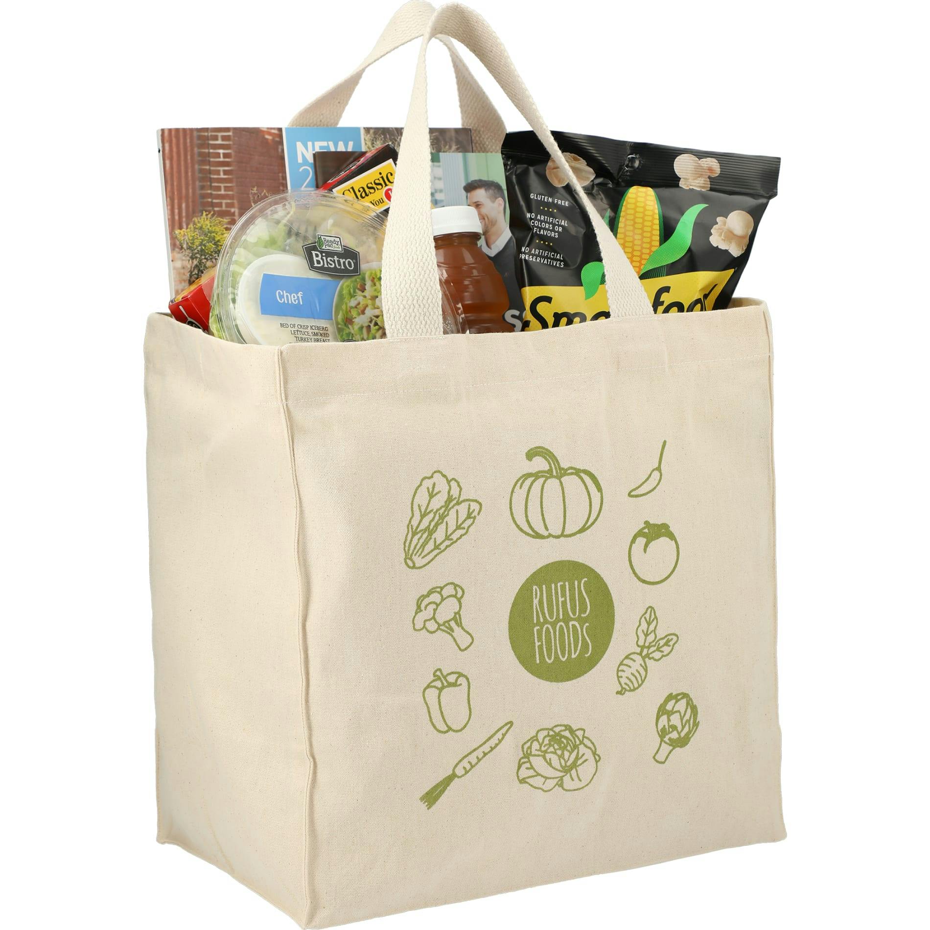 Essential 8oz Cotton Grocery Tote - additional Image 2