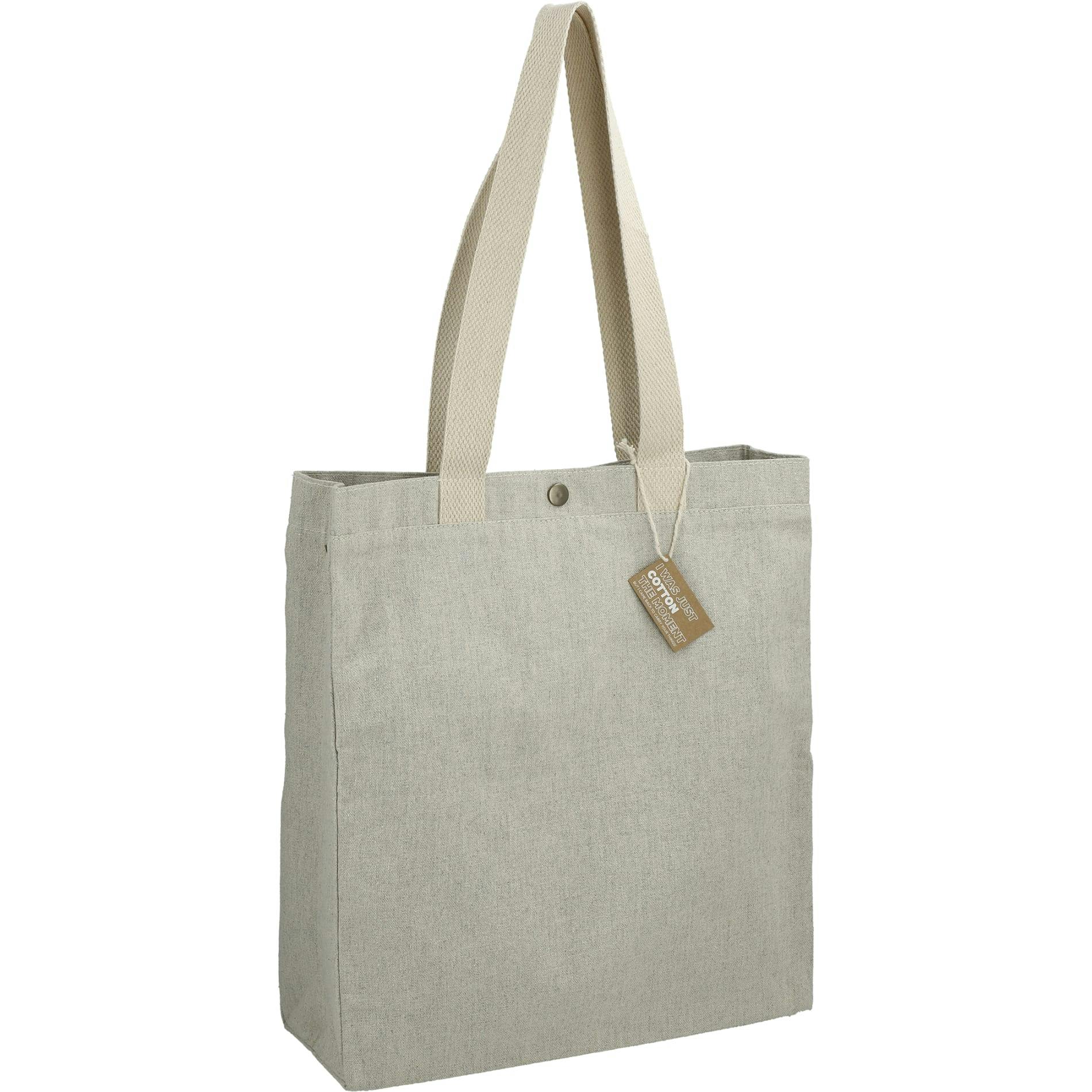 Repose 10oz Recycled Cotton Box Tote w/Snap - additional Image 4